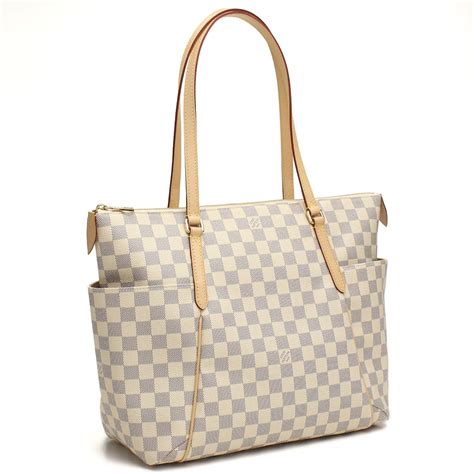 louis vuitton white purse|louis vuitton white checkered purse.